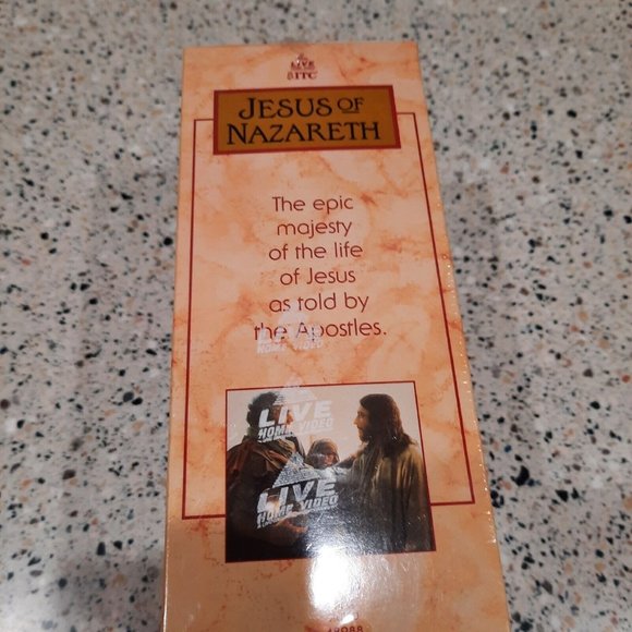 Jesus of Nazareth Movie VHS Tapes 1999 3 Video Cassette Set Factory sealed - Picture 3 of 5